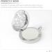 GLEAVI 100pcs Essential Oil Diffuser Refill Pads | Aromatherapy Cotton Pads for Diffuser Necklace & Vent Clips | White - Buy Online on GoSupps.com