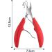 Nail Clipper for Thick Nails 1Pcs Ingrown Nail Clippers Accessories And Manicure Tools Thick Toenails Nipper Edge Cutter Trimmer Cuticle Scissors Pedicure (Color : Red) - Buy Online on GoSupps.com