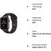 Apple Watch SE (GPS) 40mm - Space Gray Aluminum Case with Black Sport Band (Renewed) - Buy Online on GoSupps.com