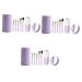 Ipetboom 3 sets Fiber Eye Portable Violet Mini Women Shadow Wooden Professional Bedazzled Eyeshadow 10.6x5cmx3pcs Violetx3pcs