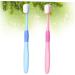 Gleavi 4-Piece Toothbrush Set - Thai Gift Idea for Travelers | Sky Blue & Pink Oral Care Tools for Post-Birth Cleaning - Buy Online on GoSupps.com