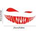 Buy Devil's Skew Eye Auto Sticker | Funny Reflective Car Sticker for Motorcycles | Self-Adhesive Lambo Red Car Accessories - Buy Online on GoSupps.com