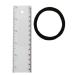 Soft Jersey Fabric Hair Ties - Elastic Ribbed Black - Pack of 4 | International Shipping - Buy Online on GoSupps.com