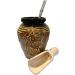 The Yerba Project MATE Green Mas Energy STARTER SET Natural Strong Drink Mate Complete Set Begginer's Kit ENERGY Booster Green 500g Kit Aztek Ceramic Cup 300ml Bombilla Wooden Scoop - Buy Online on GoSupps.com