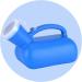 Mens Urinal Bedpans Pee Bottle with A Lid and Funnel Plastic Can for Car Old Man Child and Diabetes for Camping Outdoor-1000 Ml Happy - Buy Online on GoSupps.com