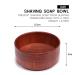 Premium Oak Wooden Shaving Bowl Mug - Ideal for Men's Shaving & Grooming Essentials | International Shipping Available - Buy Online on GoSupps.com