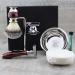 Vintage Razor Set for Men - Complete Shaving Kit with Brush Stand Bowl & Soap | Perfect Gift for Gentlemen - Buy Online on GoSupps.com