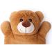 HomeTop Premium Classic Rubber Hot/Cold Water Bottle w/ Cute Stuffed Animal Cover - 2L Red | 67.63 Fl Oz - Buy Online on GoSupps.com