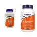 NOW Nac Extra Strength Tablets 1000mg 120 Count & L-Tyrosine (Freeform) Capsules 500mg 120 Count