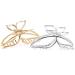 Ahoney Butterfly Claw Clips - Gold Metal Hair Clips for Women - Non Slip Fashion Hair Accessories - Buy Online on GoSupps.com
