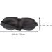 Healifty 3D Contoured Cup Sleeping Eye Mask 4pcs for Women Men - Black Blindfold with Elastic Strap for Night Eye Patch - Block Out Light and Improve Sleep - Buy Online on GoSupps.com