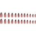 Justotry 24 Pcs Gold Swirl Stiletto False Nails Short with Heart French Press on Nails - Nail Glue Included | Almond Stick on Nails for Women - Black & Heart Design | Nail Art Fake Nails - Buy Online on GoSupps.com
