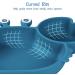 Vicloon Baby Suction Plate - Silicone Toddler Plate for Self Feeding Training - Non Slip Divided Plate for Highchairs - Dark Blue - Buy Online on GoSupps.com