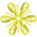 Chiloskit Cigar Holder Cigar Clip Cigars Cigar Minder for Golfers Golf Carts Pack of 6 (Yellow)