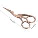 Delicate Vintage Stainless Steel Scissors Eyebrows Hair Trim Beauty Makeup Tool for Home Furnishings - Buy Online on GoSupps.com