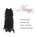 Niseyo 10 Inch Soft Butterfly Locs - 6 Packs Handmade Pre-Looped Faux Locs Crochet Braids (1B) - Buy Online on GoSupps.com