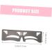 MAGICLULU 2pcs Eyebrow Ruler Microblading Stencil Makeup Gadgets Thrush Artifact Eyebrow Shape Stainless Steel 20x4.8cm As Shown - Buy Online on GoSupps.com