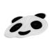 Beavorty Brosse de pour Dos avec Ventouses Tapis Exfoliant pour Salle de Bain Nettoyeur Motif Panda 45.00X35.00X0.50CM comme montr