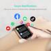 SKG Smart Watch for Women - 5ATM Swimming Waterproof Fitness Tracker with Health Monitor - V7 Pink - Buy Online on GoSupps.com