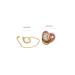 Gold Baby Pacifier Set with Rhinestones - Lightweight Pacifier for 6-18 Months (Letter A) - Perfect for Home Use - Buy Online on GoSupps.com