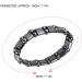 Fashionable Health-Magnette Therapy Bracelet for Joint Pain Relief Fatigue Reduction & Improved Circulation Stylish Double-Sided Arch Design - Buy Online on GoSupps.com