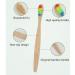 Eco-Friendly Bamboo Toothbrushes 6 Pack - Wooden Charcoal Bristle Dental Care - Buy Online on GoSupps.com
