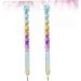 2PCS Sculpture Modeling Tools Nail Polish Dotting Tool Point Drill Pen Nail Wax Picker Pencil Rhinestones Pencil Bling Accessories Plastic Nail Point Pen Pickup 5d Diamond Drawing As Shown Medium - Buy Online on GoSupps.com