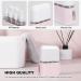 Mini Shampoo Dispenser Set - Portable Travel Bottles for Toiletries (4 in 1 Beige) - Ideal for Travel & Organizing - Buy Online on GoSupps.com