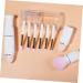 POPETPOP Eyeshadow Makeup Brush 2 Sets Makeup Brush Set Makeup Sponge Makeup Powder Brush Professional Makeup Brush Mini Makeup Brush s Bronzing Powder Travel Retractable White Plastic - Buy Online on GoSupps.com