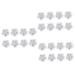 FRCOLOR 24 Pcs Packing Box Clear Plastic Containers Clear Eyeshadow Pallete Refillable Eyeshadow Containers