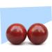 PLAFOPE Hand Massage Balls - 2 Piece Set Rosewood 6cm Red Massage Roller for Relaxation & Relief - Buy Online on GoSupps.com