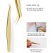 Grafted Eyelash Tweezers High-Precision Flowering Tweezers Multi-Functional False Eyelashes Tweezers Tool Special Tweezers for Eyelashes 4 Styles (Golden Feather Clip) - Buy Online on GoSupps.com
