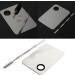 Make-up Artist Stainless Steel Makeup Palette with Spatula for Mixing Foundation Silver Pocket Stainless Steel