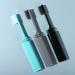 Vctitil 6pcs Travel Toothbrush Set - Portable Bamboo Charcoal Soft Hair for Adults | Ideal for Oral Hygiene & Hotel Use - Buy Online on GoSupps.com