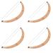 Beavorty 4 sets Measuring Line Tool Mapping Ruler Measure Horizontal Auxiliary Level Bow Kit Shape Eyebrow