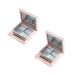 LALADEFIEE 2pcs Empty Eye Shadow Pallet Eyeshadow Makeup Palette The Balm Cosmetics Lip Balm Containers 1 count (Pack of 1) Pink