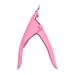 iZhuoKe Nail Clippers Tip Cutters for Acrylic False Fake Gel Nail Clipper Professional False Nails Clipper Artificial Tips Edge Cutter Professional Nail Art Manicure Tool Pink