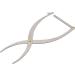 Eyebrow Stencil Ruler Measuring Tool 3 Point Positioning Microblading Eyebrow Ruler Golden Ratio for Salon (Silver) - Buy Online on GoSupps.com