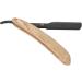Ergonomic Stainless Steel Straight Razor with Wooden Handle - Portable Straight Edge Razor for Home Use - Buy Online on GoSupps.com