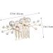 FOMIYES Pearl Comb Pearl Hair Clips Bride Hair Comb Bridal Headpieces for Wedding Hair Bling Wedding Hair Jewelry Pearls Headpiece Bridal Hair Gold Tiara Accessories Miss The Flowers Alloy - Buy Online on GoSupps.com