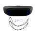 Grebest Snoring Corrector Sleeping Aid Non-Irritating Improve Sleep Electric Stop Snoring Device Black
