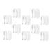 FRCOLOR Newborn Toys 10 Sets Finger Brush Finger Cot Toothbrushes for Travel Toys Silicone Finger Brush Silicone Toothbrush Finger Toothbrush Toy Newborn Soft Fur Cat Finger Toothbrush 1 Count (Pack of 1) Transparent
