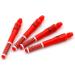 CUESOUL TERO AK7 Dart Shafts - Red 37mm-Length Telescopic Shafts for Steel and Soft Tip Darts (4 pcs) - Buy Online on GoSupps.com