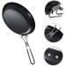 Zerodeko 9 Inch Fry Pan 2pcs 9 Frying Pan Iron Water Cup Metal 9 Inch Skillet 43.5X24X4.9CMx2pcs Blackx2pcs - Buy Online on GoSupps.com
