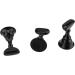 MUKLEI 3 Sets Acrylic Nail Display Stands | Magnetic Nail Practice Stand with 15 Nail Tip Holders | Black Nail Stand for Press on Fingernail Art - Fake Nail Manicure Tool - Buy Online on GoSupps.com