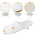 50 Pairs Disposable Non-Slip Slippers for Hotels & Travel - Universal Size Plush Comfort for Men & Women - Buy Online on GoSupps.com