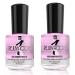 duri Rejuvacote 1 Original Maximum Strength Nail Growth System Base, Top Coat - Nails Hardening, Repair, Chipping, Strengthen, Breaking and Brittle Treatment (Pack of 2) - by Duri Cosmetics