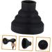 Universal Silicone Hair Dryer Diffuser | Curl Diffuser Attachment for Curly Hair | Hair Care Accessory (13.8x13.8cm Black - Buy Online on GoSupps.com