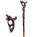 Walkers for seniors Adjustable Crutches Multifunctional Crutches Environmentally Friendly Wooden Materials Healthy Ergonomic Large Handle Suitable for People with Leg Inconvenience Hiking rollat 80cm
