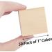 50 Pack 1 Inch Unfinished Wooden Blocks for Crafts - Natural Wood Cubes for DIY Projects and Arts - Square Wood Blocks for Crafting - Buy Online on GoSupps.com